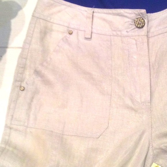 Jane & John Linen Capris - Picture 7 of 9